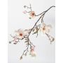 Magnolia artificial LORA, blanco-rosa, 110cm, Ø10-12cm