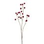 Rama sintética de manzano ornamental GRULNE con frutos, rojo, 95cm