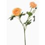 Rama de ranúnculos artificial FLORANCE, color melocotón, 45 cm