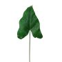 Hoja artificial de anturio ESAD, verde, 40 cm