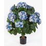 Hydrangea artificial HARUKA sobre tallo, azul, 60cm, Ø9-16cm