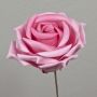 Rosa decorativa de espuma plástica REGINE, rosa, 30 cm, Ø 16 cm