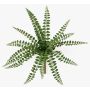 Planta artificial GEVROL sobre varilla, difícilmente inflamable, verde, 35cm