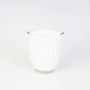 Florero / Maceta FYNN, blanco, 12cm, Ø11cm