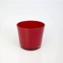 Maceta / Farol ALENA, rojo, 12,5cm, Ø14,5cm