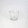 Pequeño vaso de cristal / Portavelas ALENA, transparente, 10,5cm, Ø11,5cm