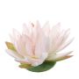 Flor de loto artificial SUADO, flotante, rosa pálido, 6 cm, Ø 15 cm