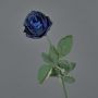 Rosa artificial FREIDA, Colección Eco, azul real, 65 cm, Ø 7 cm