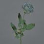 Rosa artificial FREIDA, Colección Eco, gris-azul claro, 65 cm, Ø 7 cm