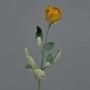 Rosa artificial FREIDA, Colección Eco, naranja-amarillo, 60 cm, Ø 4 cm