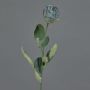 Rosa artificial FREIDA, Colección Eco, gris-azul claro, 60 cm, Ø 4 cm
