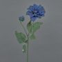 Rama de dalia artificial GINGER, Colección Eco, azul real, 60 cm, Ø 10 cm