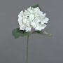 Flor artificial de hortensia GUNILLA, Colección Eco, blanco-lila, 60 cm, Ø 12 cm