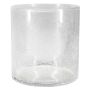 Vaso cilíndrico para velas SANUA con burbujas, transparente, 20cm, Ø19cm
