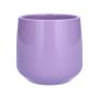 Cachepot ZIOKA en cerámica, morado, 13,5cm, Ø14,5cm