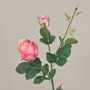Rosa artificial CARUSA, rosa, 80 cm, Ø 8 cm