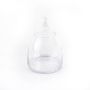 Bombonera de cristal / Tarro con tapa, MIRA, transparente, 30cm, Ø12,5cm
