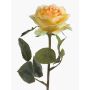 Rosa artificial SIMONY, amarillo, 45cm, Ø8cm