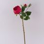 Rosa de col artificial MIRETTA, roja, 60 cm, Ø 3-9 cm