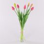 Ramo de tulipanes artificiales LONA, rosa-verde, 45cm, Ø20cm