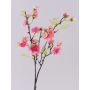 Rama artificial de cerezo SOEY con flores, rosa-fucsia, 45cm, Ø2-4,5cm