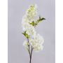 Rama artificial de flores de cerezo MATSUDA con flores, blanco crema, 80 cm, Ø 6-11 cm