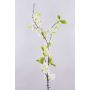Rama decorativa de cerezo en flor VALESKA, floración, blanco, 105cm