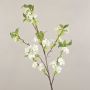 Rama artificial de cerezo en flor MATSUDA con flores, blanco crema, 130 cm, Ø 6-11 cm