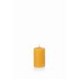 Vela de cera de abejas BABETTE, natural-amarillo, 8cm, Ø5cm, 24h - Made in Germany