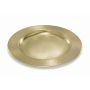 Portavelas redondo GREGORIA de metal, para velas de Ø8-10 cm, dorado, Ø14 cm