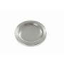 Portavelas redondo GREGORIA de metal, para velas de Ø7-8 cm, plateado, Ø11,5 cm