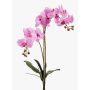 Orquídea Phalaenopsis artificial CANDIDA con palo, rosa, 65cm