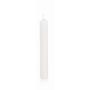 Velas largas MEDIALA, 20 piezas, blancas, 9,6cm, Ø1,3cm, 1,5h
