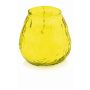 Farol perfumado MAYELA relleno de cera de citronela, amarillo, 10,5cm, Ø10cm, 48h
