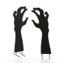 Figura decorativa de Halloween: silueta de manos «SPOOKY HANDS», negra, 40 cm