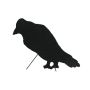 Figura decorativa de Halloween: silueta de cuervo «SPOOKY CROW», negro, 63 cm