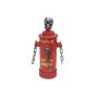 Decoración de Halloween: boca de incendios SPRINKY con calavera, risa espeluznante, función de movimiento, LED, 28 cm