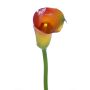 Flor textil Calla CHIDORA, naranja-amarillo, 55cm, 5x6cm