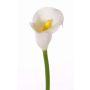 Flor textil Calla CHIDORA, blanca, 55cm, 5x6cm