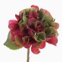 Hortensia de plástico CHIDORI, rojo-verde, 30cm, Ø13cm