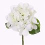 Hortensia de plástico CHIDORI, blanco-verde, 30cm, Ø13cm