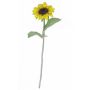 Girasol de plástico LUPITA, amarillo, 40cm, Ø9cm