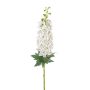 Delphinium artificial RIKKE, blanco, 95cm, Ø11cm