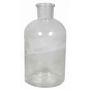 Jarrón en forma de botella LARRY, Jarrón en forma de botella/redonda, transparente, 10cm, Ø3cm/Ø5,5cm