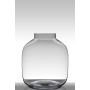 Jarrón de cristal redondo GEORGIA EARTH, transparente, 43cm, Ø38cm