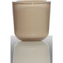 Portavelas NICK, cilíndrico/redondo, beige, 7,5cm, Ø7,5cm