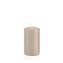 Vela votiva / vela de pilar MAEVA, beige, 13cm, Ø7cm, 52h - Hecho en Alemania