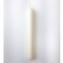 Vela para candelabro / Velas cónicas CHARLOTTE, crema, 18,5cm, Ø2,1cm, 6,5h - Hecho en Alemania