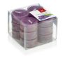 Velas aromáticas ASTRID, bella lavanda, 12 piezas, violeta, 1,6cm, Ø3,7cm, 4h
