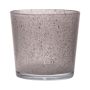 Jardinera de cristal ALENA GRANIT, gris granito, 11cm, Ø11,5cm